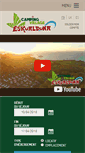 Mobile Screenshot of camping-eskualduna.fr